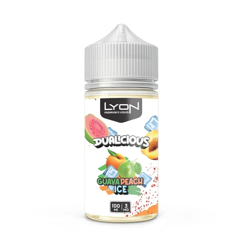 Lyon Dualicious Guava Peach Ice 100ml (3mg)