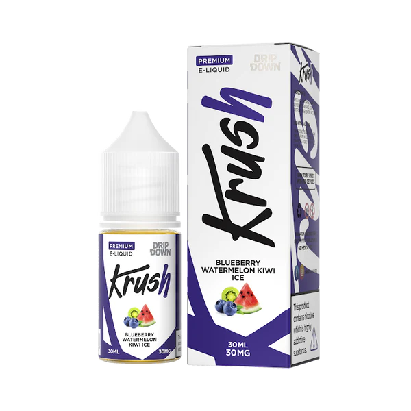 BLUEBERRY   WATERMELON   KIWI   ICE 30ML   -   DRIP DOWN KRUSH SERIES