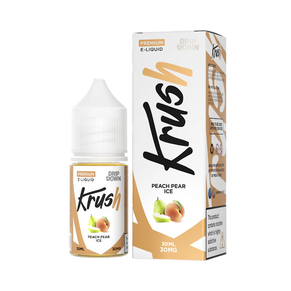 PEACH   PEAR   ICE 30ML   -   DRIP DOWN KRUSH SERIES