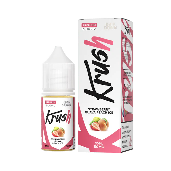 STRAWBERRY   GUAVA   PEACH   ICE   30ML   -   DRIP DOWN KRUSH SERIES