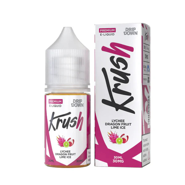 LYCHEE   DRAGON   FRUIT   LIME   ICE 30ML   -   DRIP DOWN KRUSH SERIES