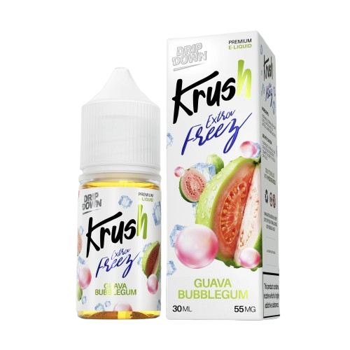 Guava Bubblegum 30ml - Drip down Krush Extra freez series