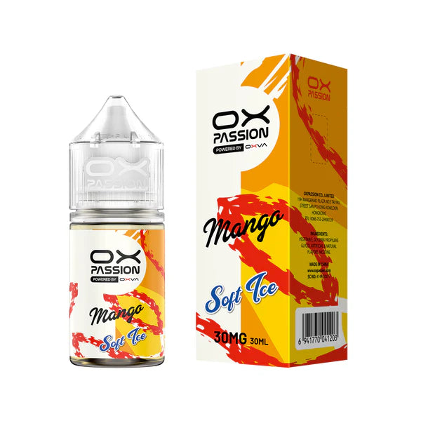 OX PASSION MANGO ICE 30ML - OX PASSION SOFT ICE