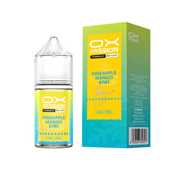 OX PASSION PINEAPPLE MANGO KIWI ICE 30ML - OX PASSION FREEZE