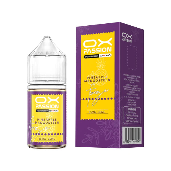 OX PASSION PINEAPPLE MANGOSTEEN ICE 30ML - OX PASSION FREEZE