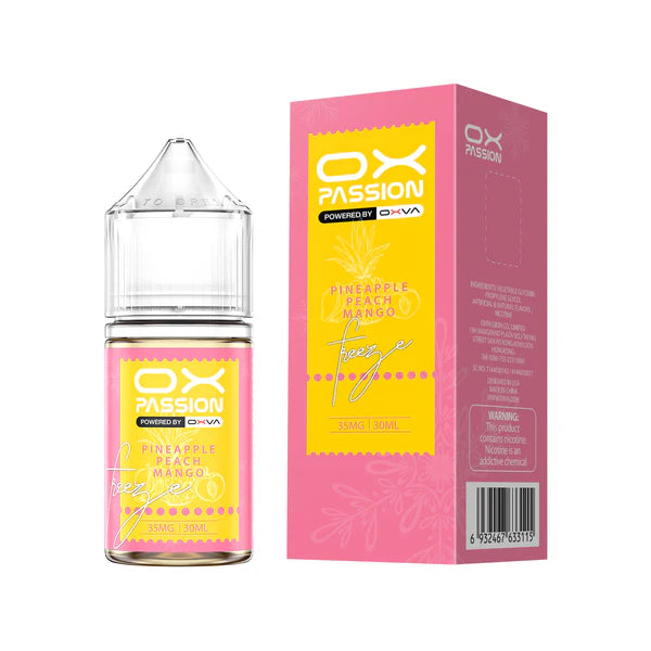 OX PASSION PINEAPPLE PEACH MANGO ICE 30ML - OX PASSION FREEZE