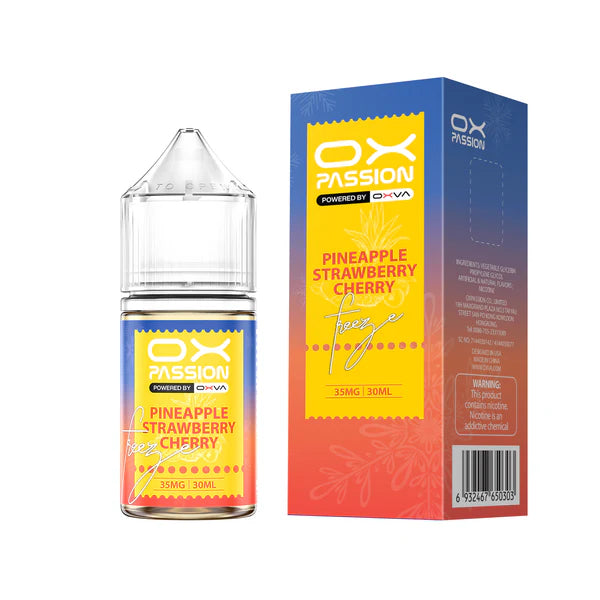 OX PASSION PINEAPPLE STRAWBERRY CHERRY ICE 30ML - OX PASSION FREEZE