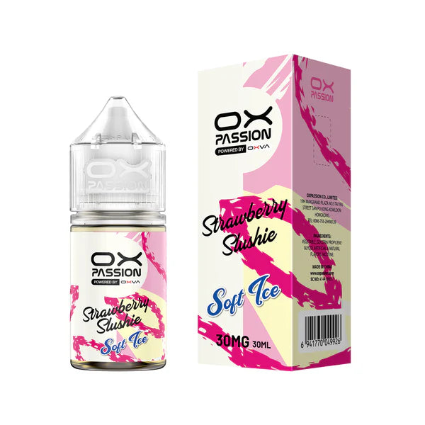 OX PASSION STRAWBERRY SLUSHIE 30ML - OX PASSION SOFT ICE
