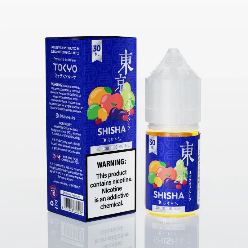 Tokyo Shisha Mixed Berries Salt Nic E-Liquid 30ml