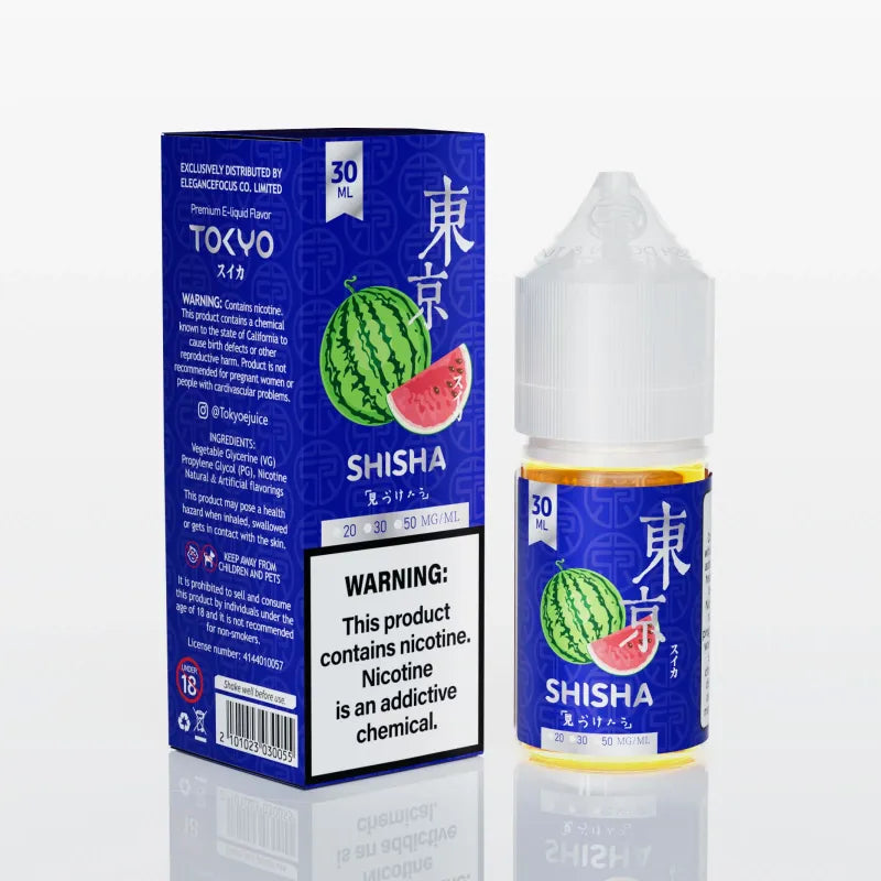 Tokyo Shisha Watermelon Salt Nic E-Liquid 30ml