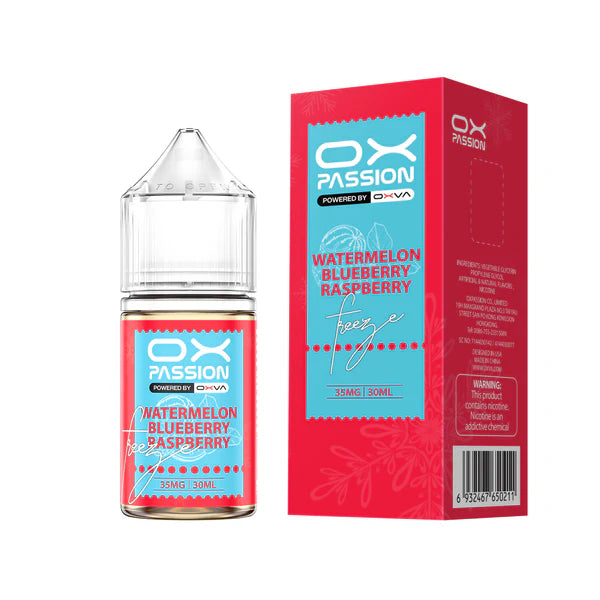 OX PASSION WATERMELON BLUE RASPBERRY ICE 30ML - OX PASSION FREEZE