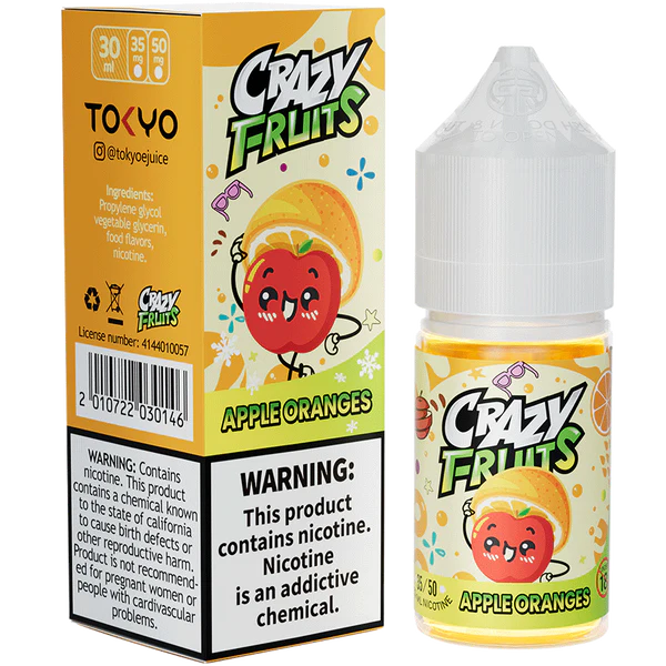 TOKYO APPLE   ORANGE 30ML   -   TOKYO   CRAZY   FRUITS SERIES