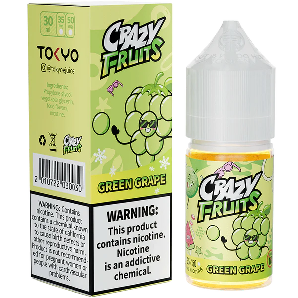 TOKYO GREEN   GRAPE 30ML   -   TOKYO   CRAZY   FRUITS SERIES