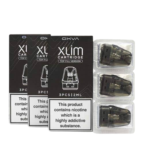 OXVA Xlim Top Fill Replacement Pod Cartridges – 3 Pack, 2ml