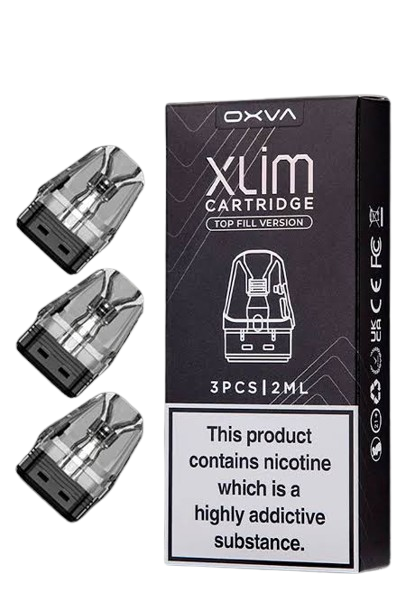 OXVA Xlim Top Fill Replacement Pod Cartridges – 3 Pack, 2ml