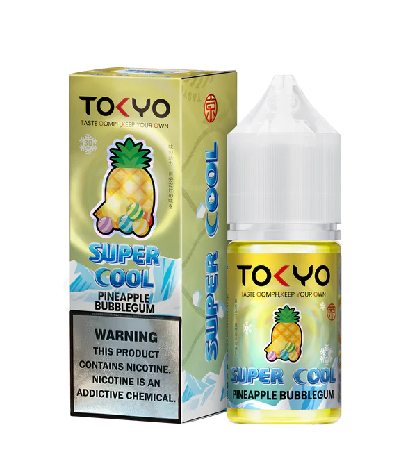 TOKYO PINEAPPLE   BUBBLEGUM ICE   30ML   -  TOKYO SUPER COOL SERIES