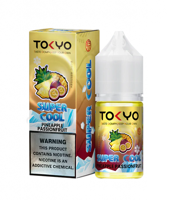 TOKYO PINEAPPLE   PASSIONFRUIT ICE   30ML   -   TOKYO SUPER COOL SERIES