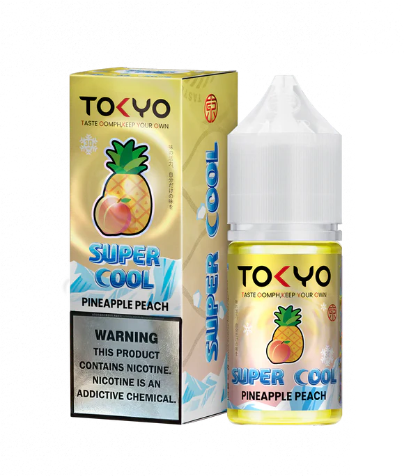 TOKYO PINEAPPLE   PEACH ICE   30ML   -   TOKYO SUPER COOL SERIES