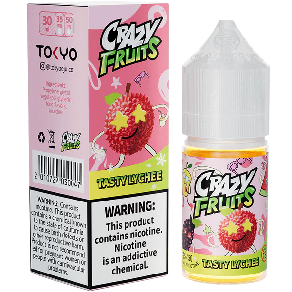 TOKYO TASTY   LYCHEE 30ML   -   TOKYO   CRAZY   FRUITS SERIES